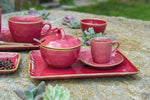 Tazza Caffè con Piattino "Concerto" Rose & Tulipani