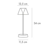 Lampada da tavolo portatile ricaricabile